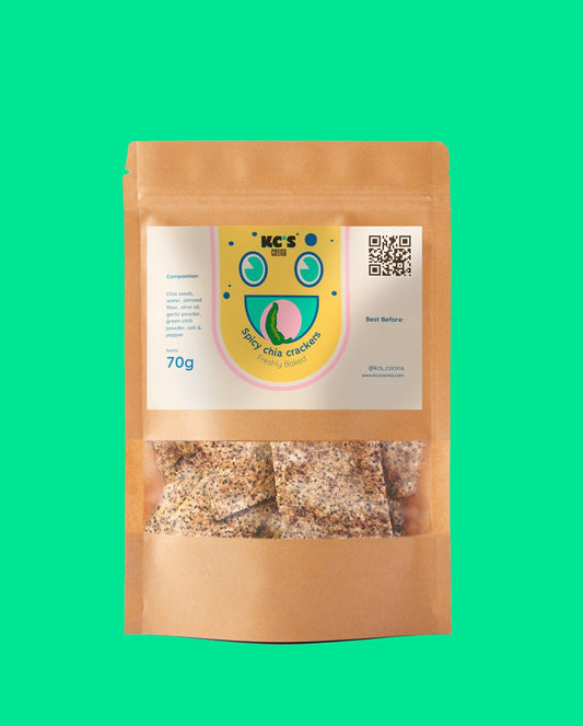 Spicy Chia Seed Crackers
