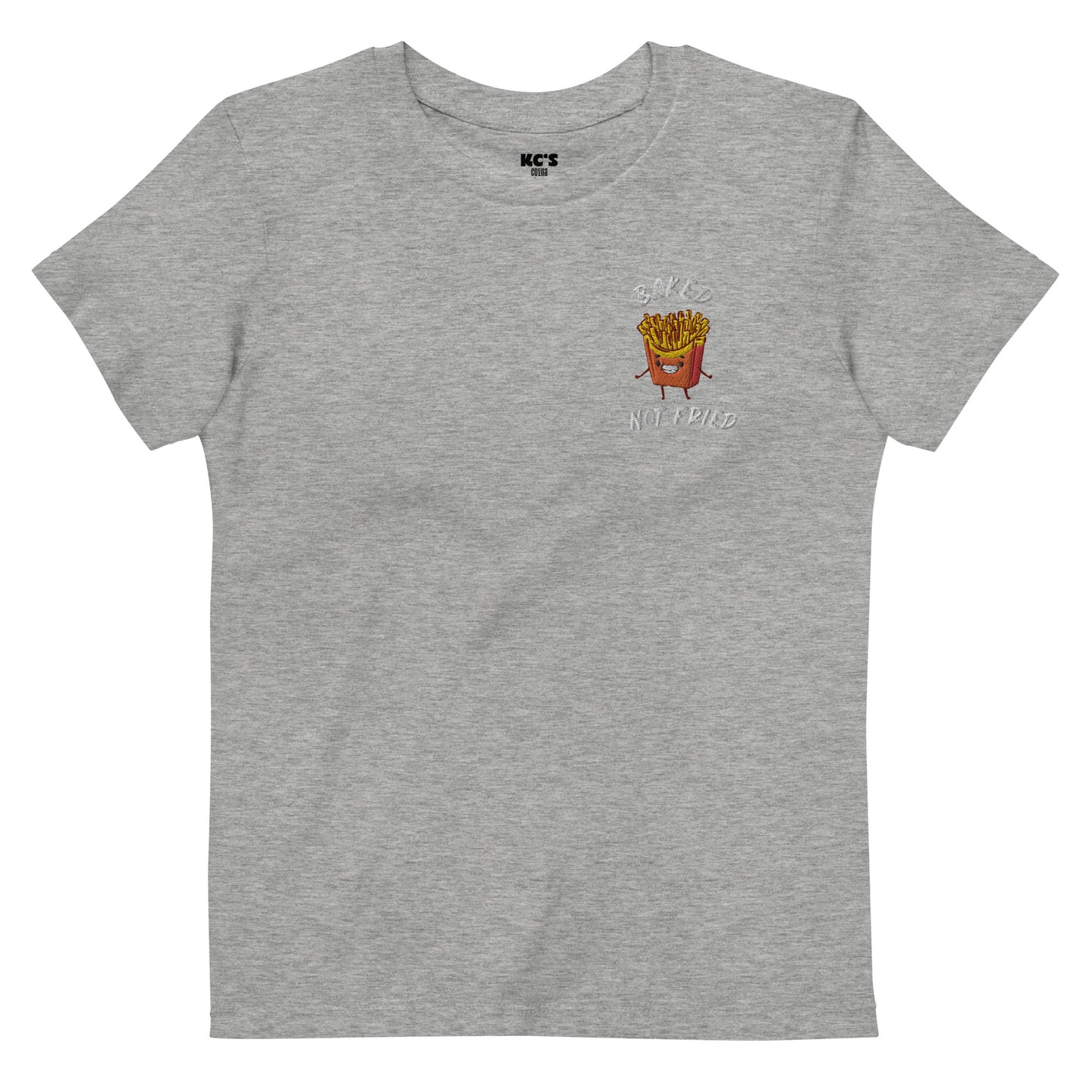 Baked not fried kids tee