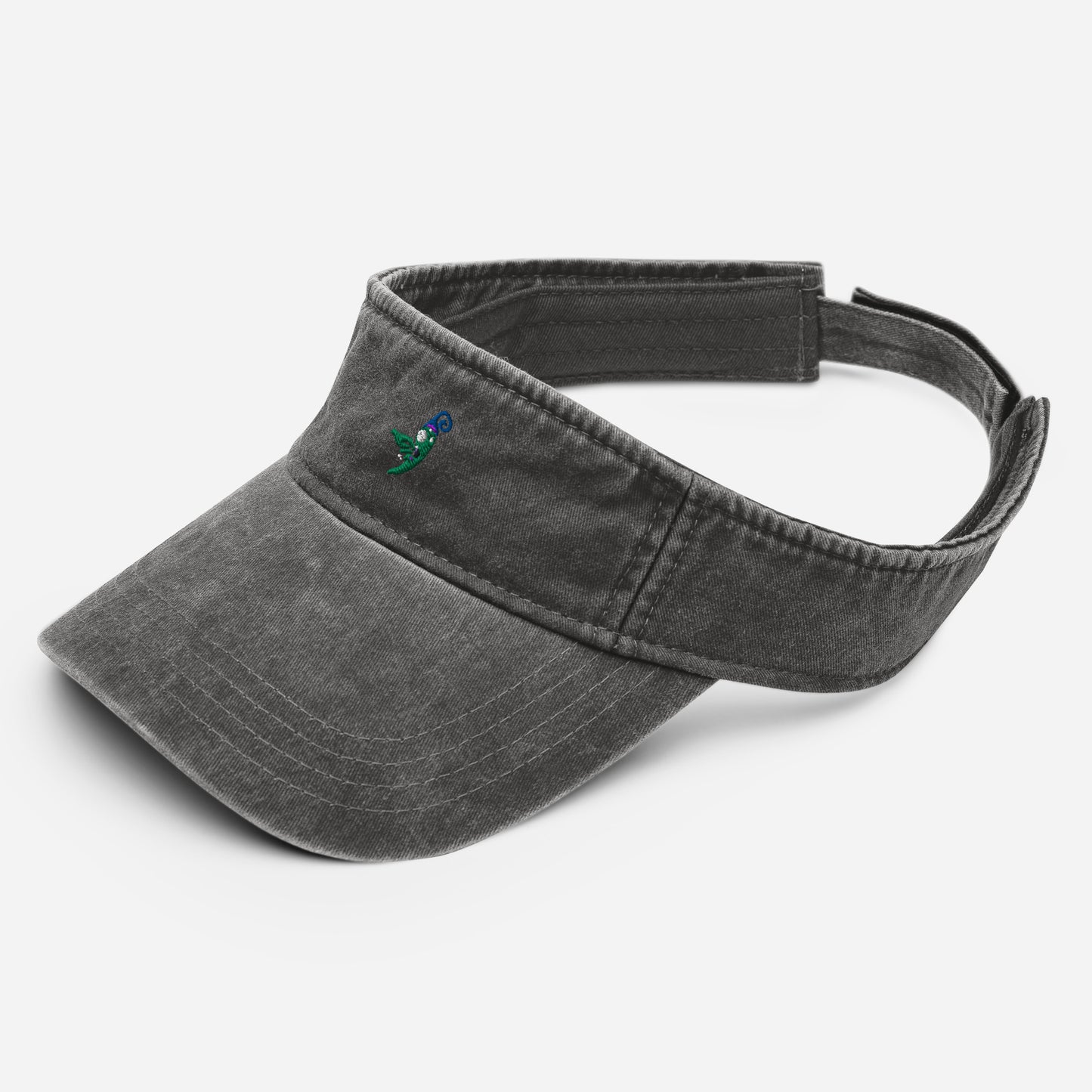 Sweatin' chilli denim visor