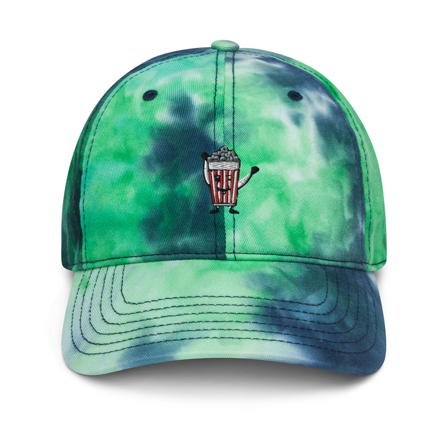 Popcorn tie dye hat