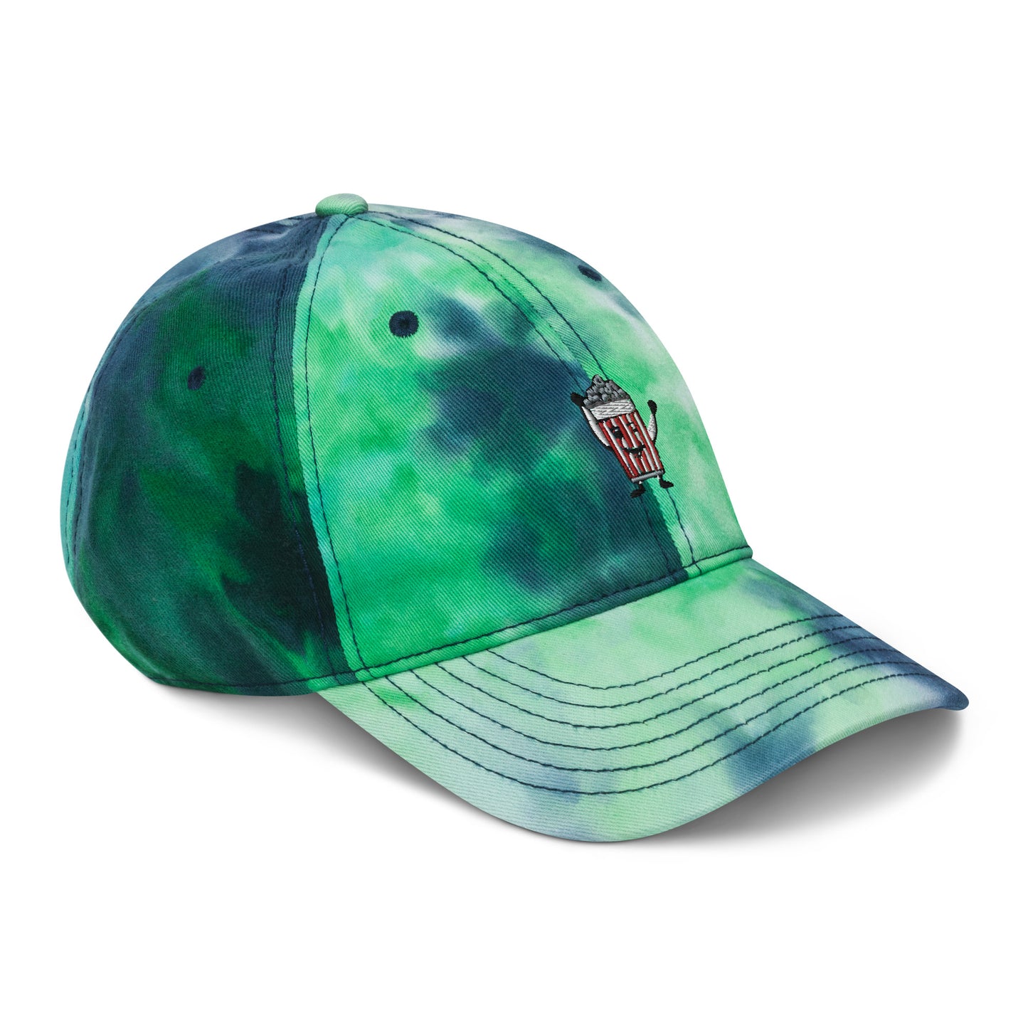 Popcorn tie dye hat