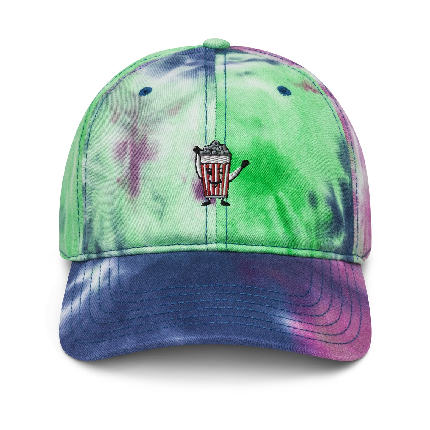 Popcorn tie dye hat