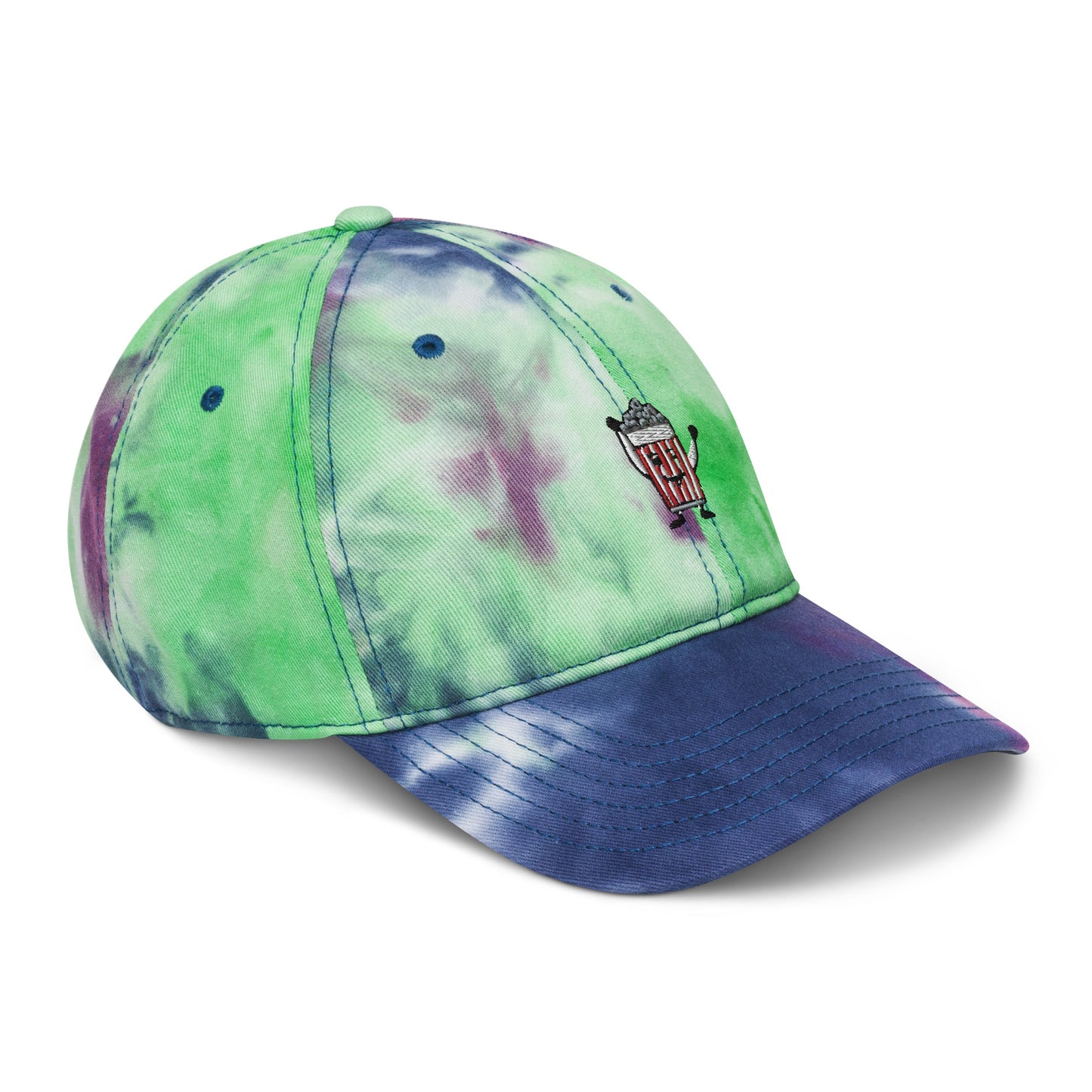 Popcorn tie dye hat