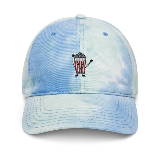 Popcorn tie dye hat