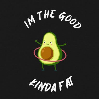 I'm the good kinda fat women’s crop tee